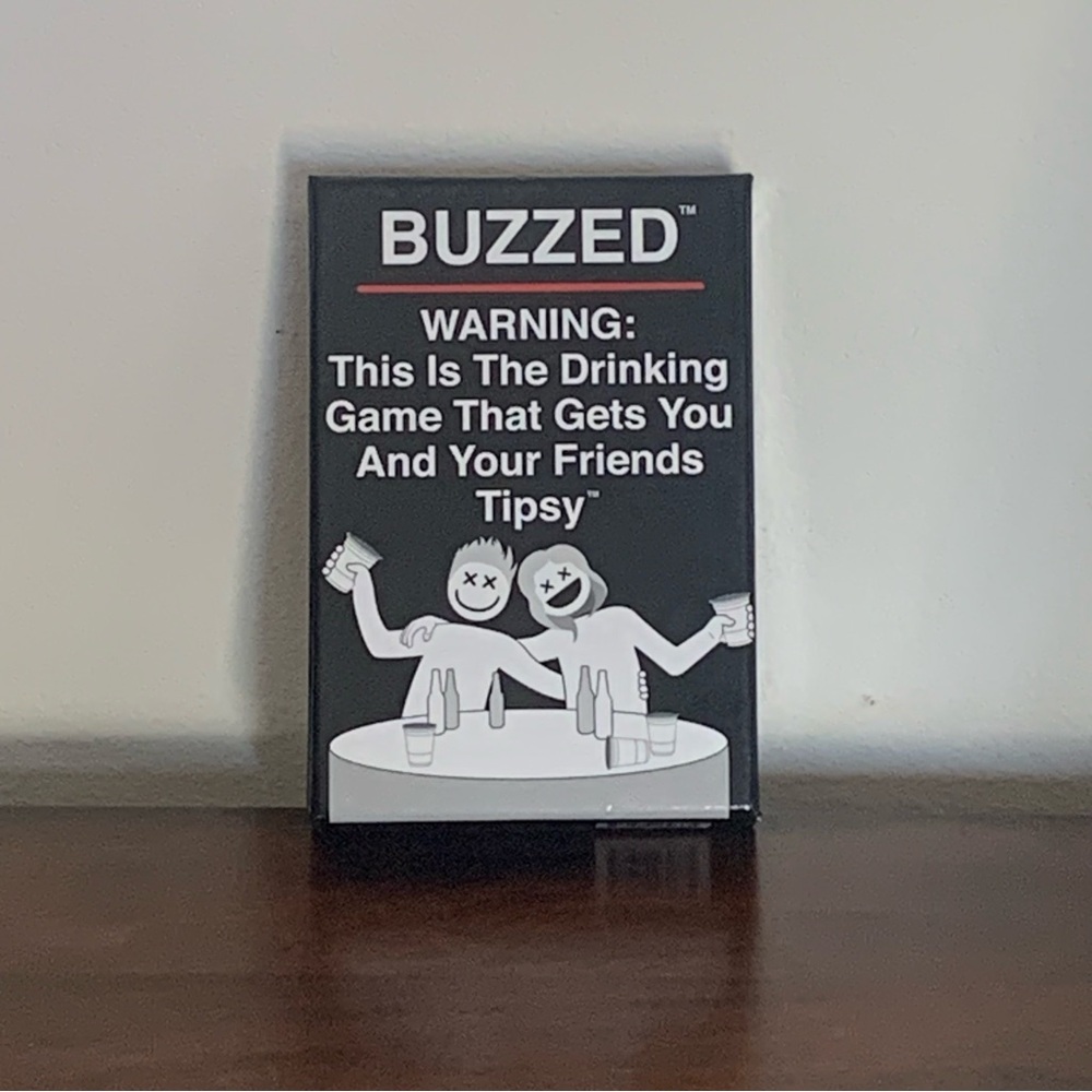 Buzzed adult drinking card game